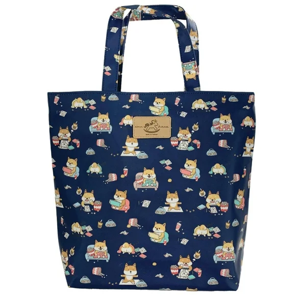 Waterproof Shiba Bucket Tote Shoulder Handbag - Picture 1 of 11